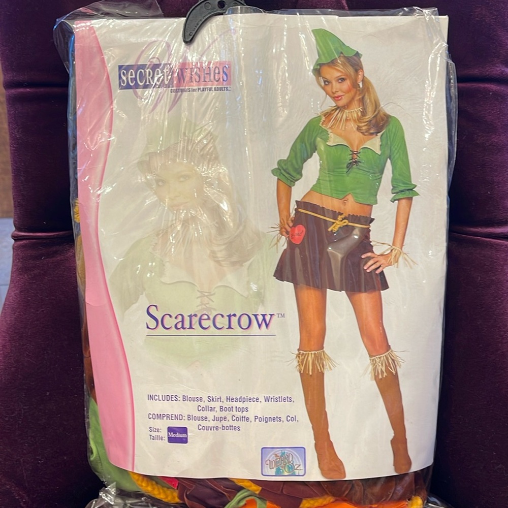 Secret Wishes Scarecrow costume Medium
